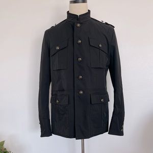Vintage Gucci Black Military Jacket Size L